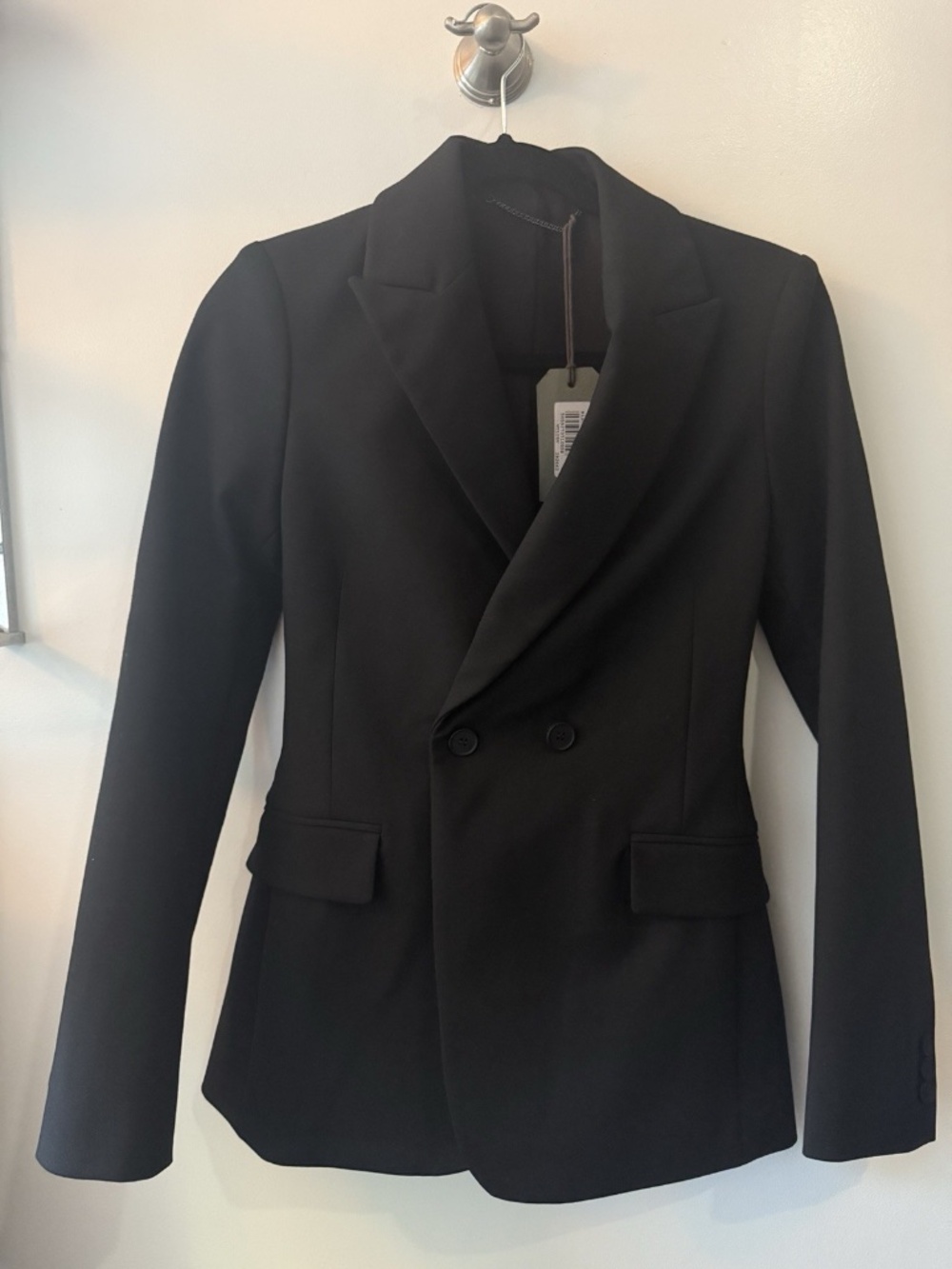 All Saints AFIA Black Women’s Blazer Size 00 NWT